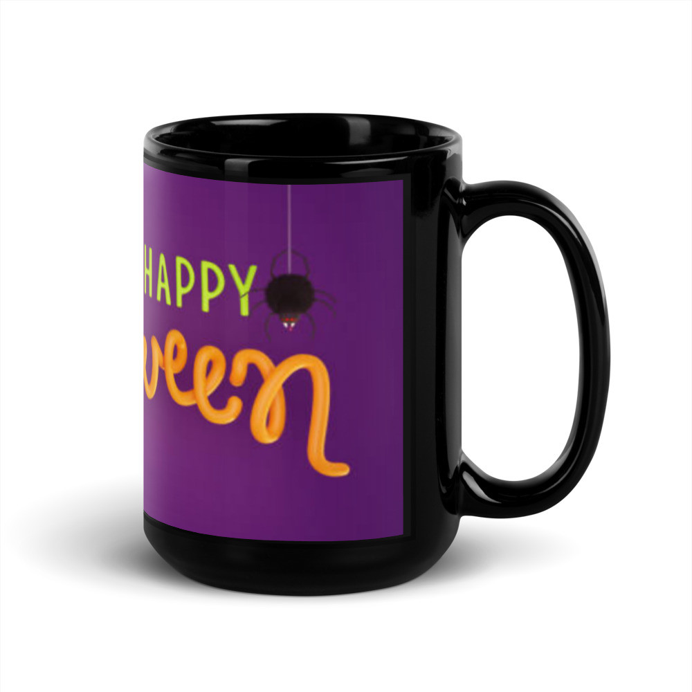 Black Glossy Mug