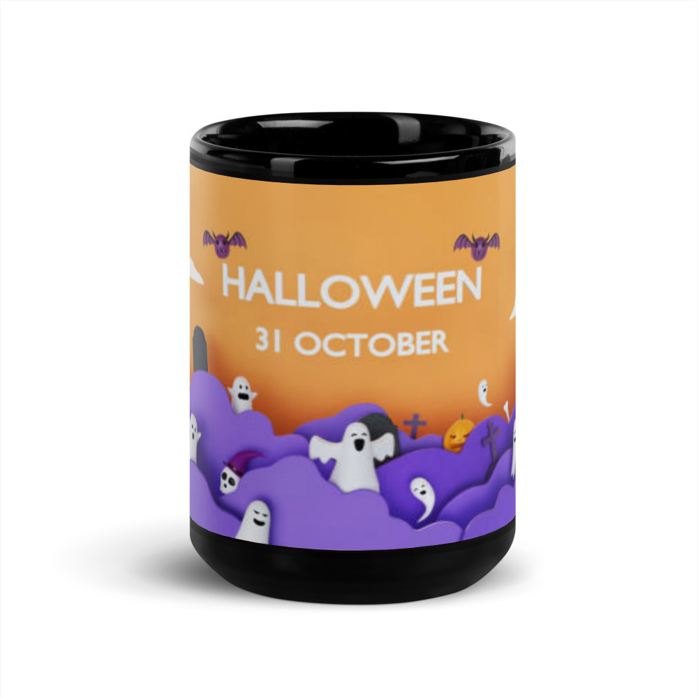 Black Glossy Mug