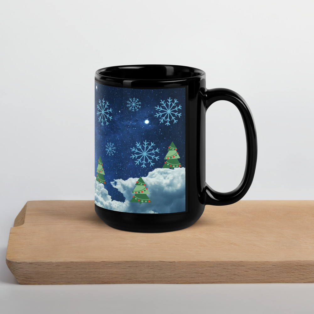 Black Glossy Mug