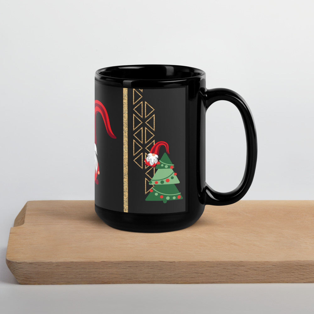 Black Glossy Mug