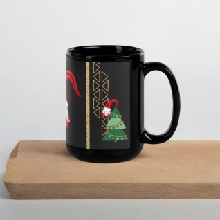 Black Glossy Mug