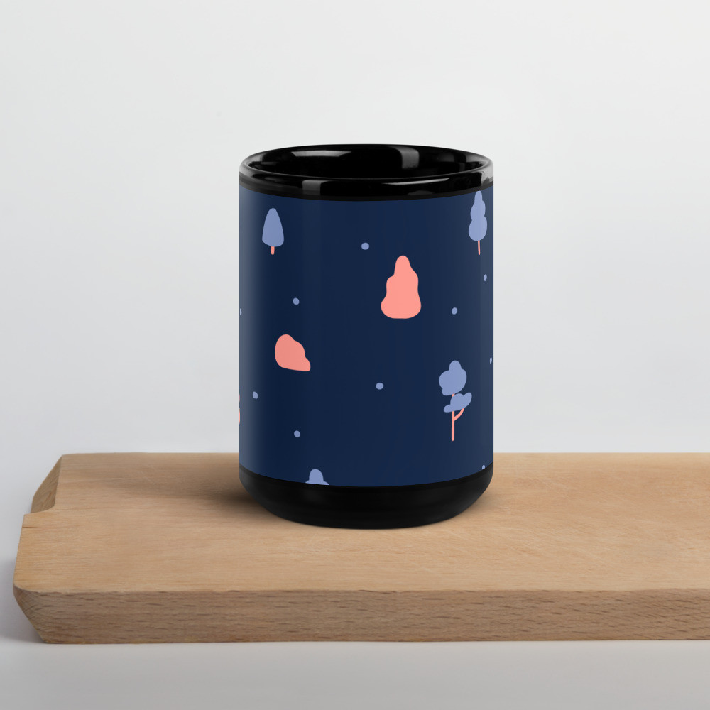 Black Glossy Mug