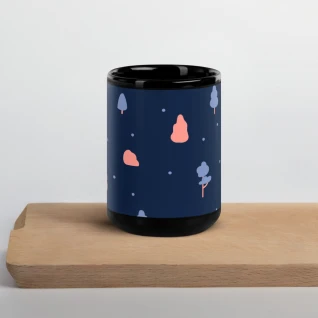 Black Glossy Mug