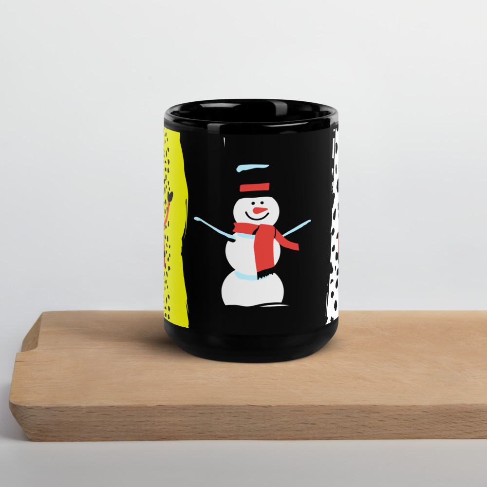 Black Glossy Mug
