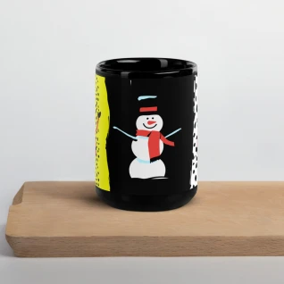 Black Glossy Mug