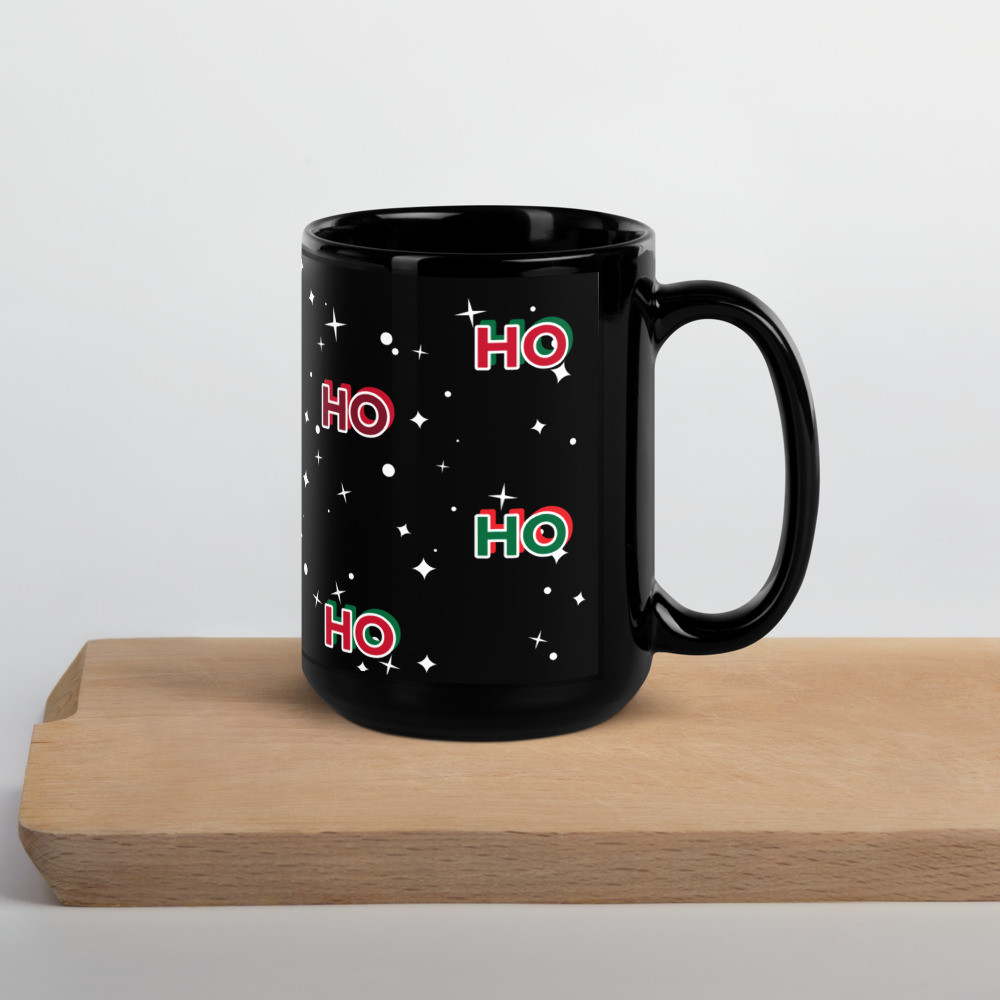 Black Glossy Mug