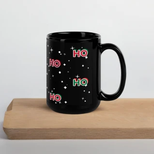 Black Glossy Mug