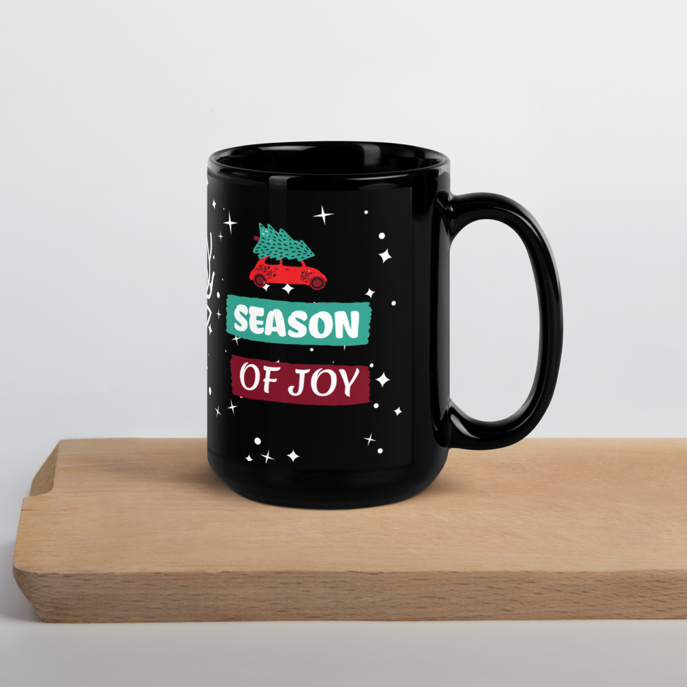 Black Glossy Mug