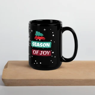 Black Glossy Mug