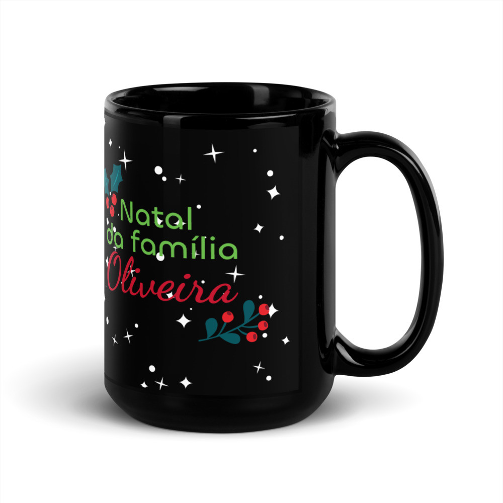 Black Glossy Mug