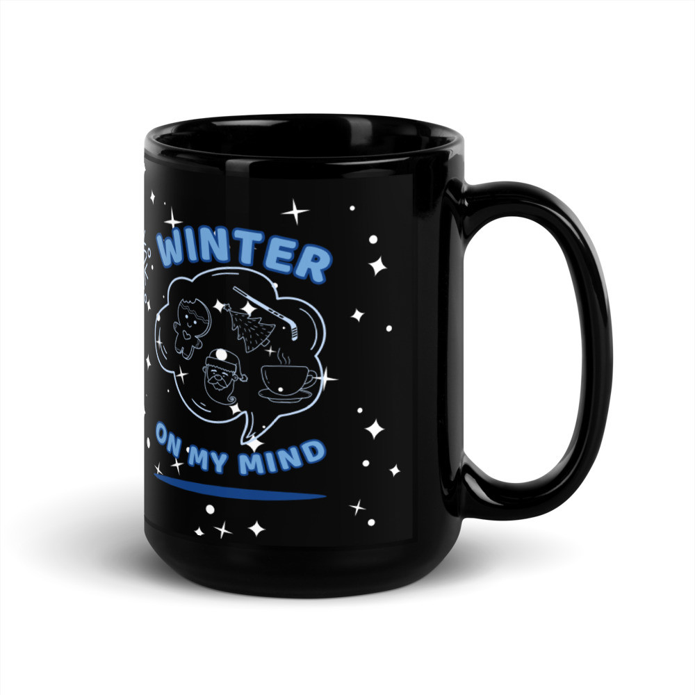 Black Glossy Mug