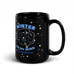 Black Glossy Mug