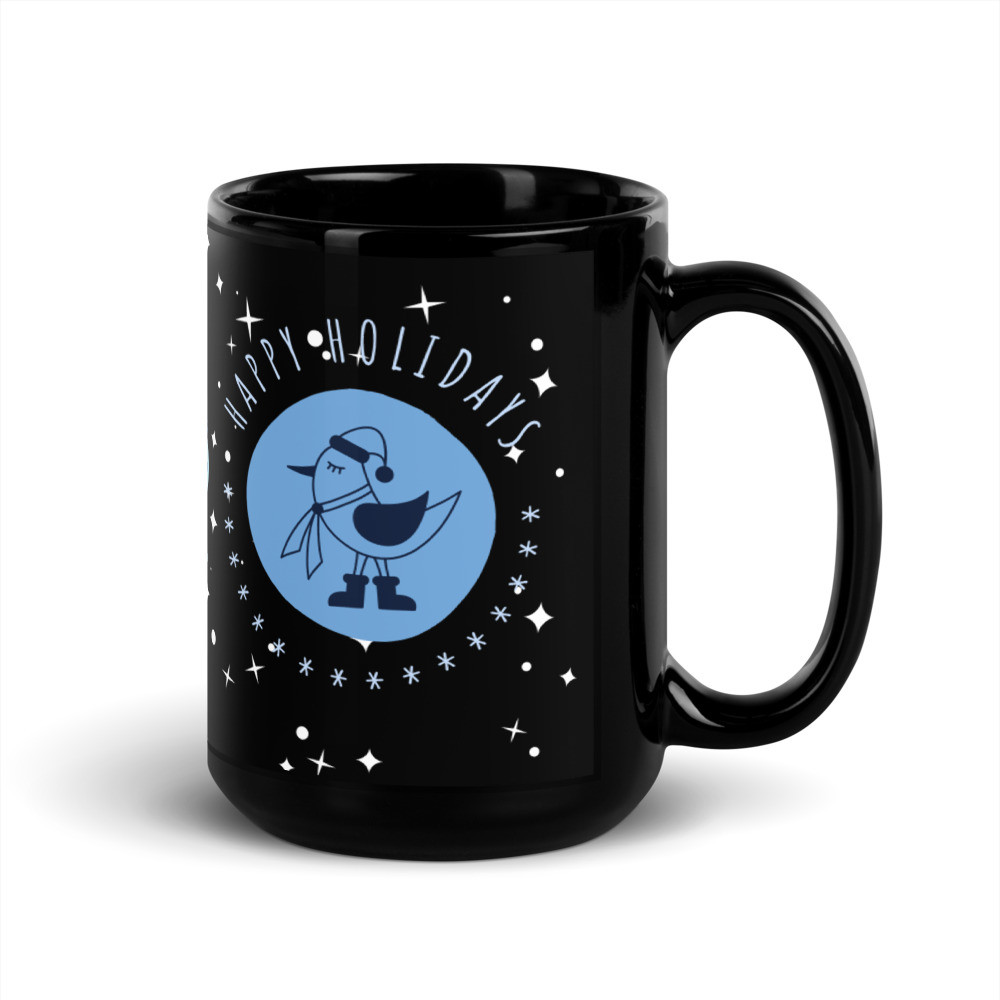 Black Glossy Mug