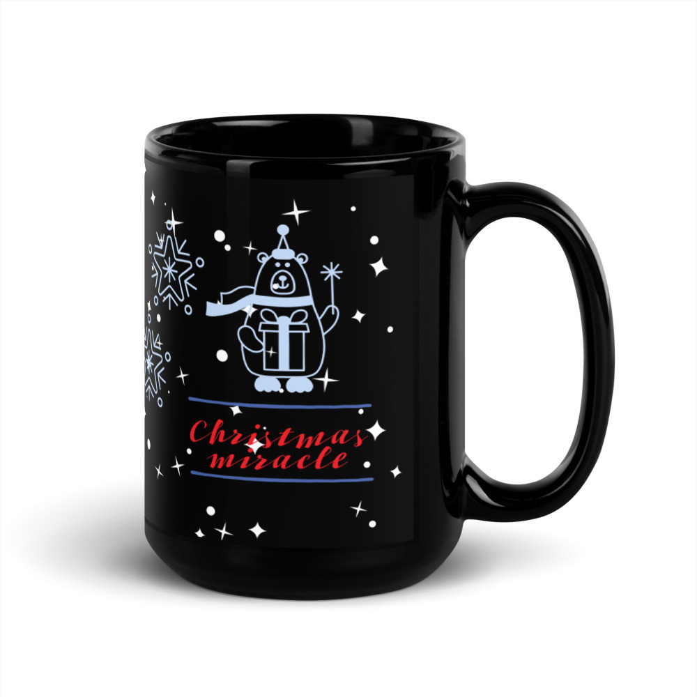 Black Glossy Mug