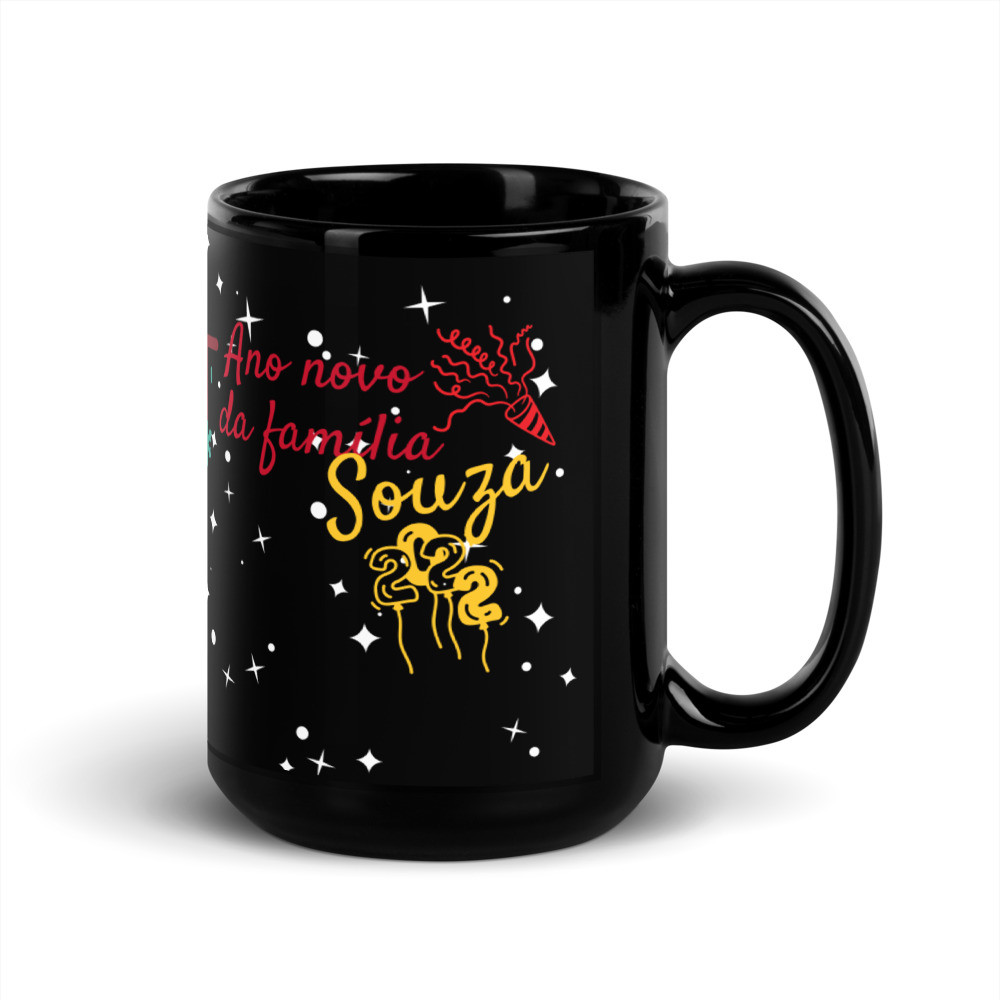 Black Glossy Mug