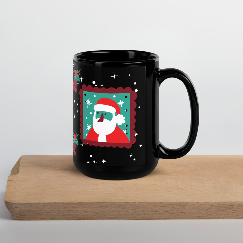 Black Glossy Mug