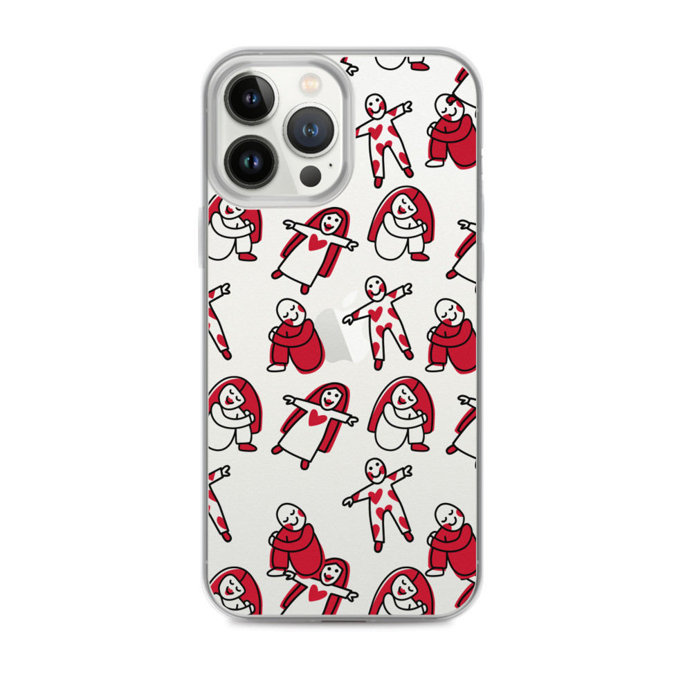 Love patterns iPhone Case