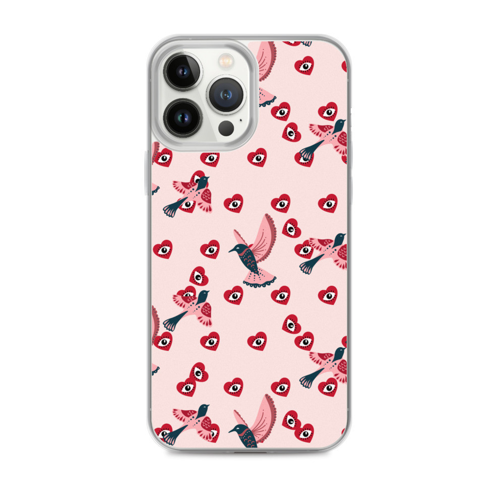 Love patterns iPhone Case
