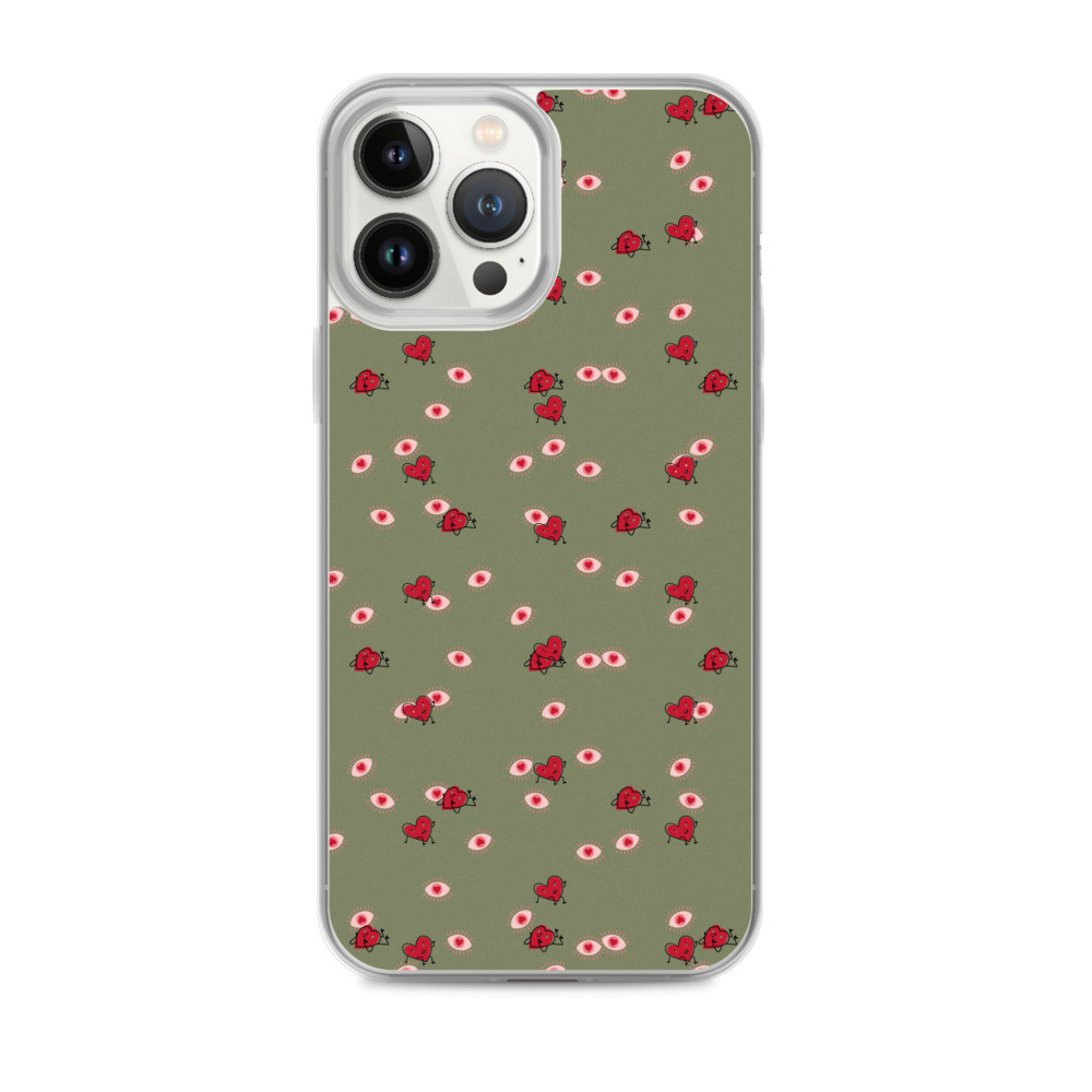 Love patterns iPhone Case