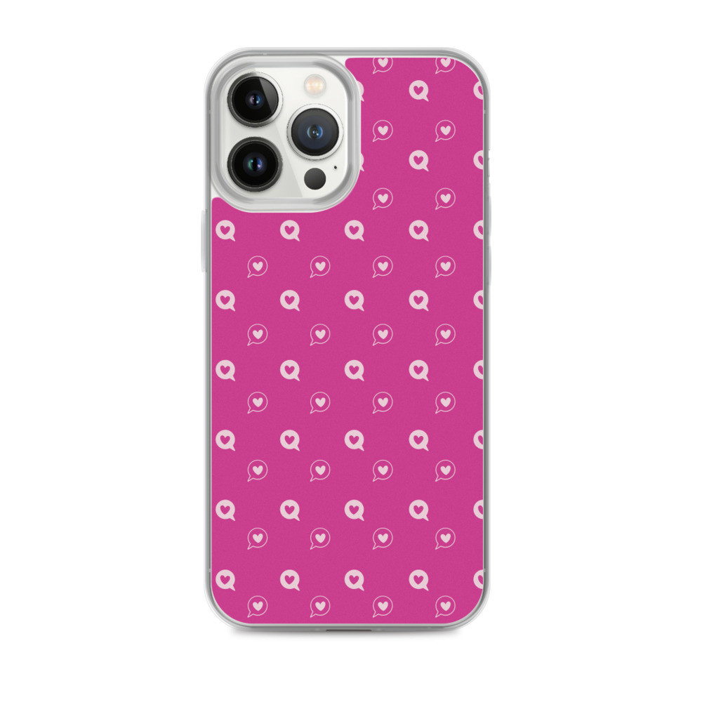 Love patterns iPhone Case