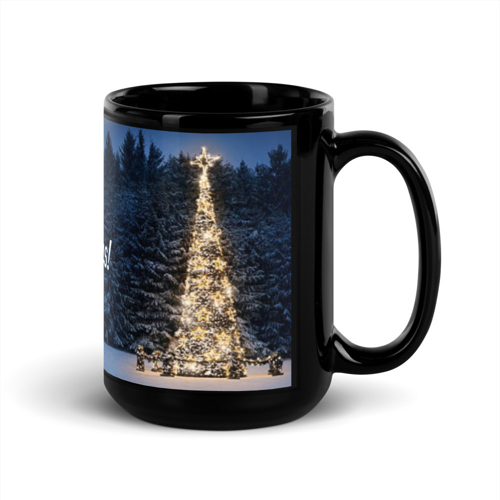 Black Glossy Mug