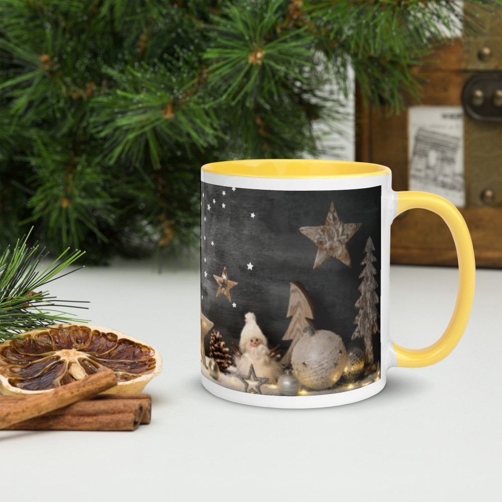 Christmas Mug with Color Inside