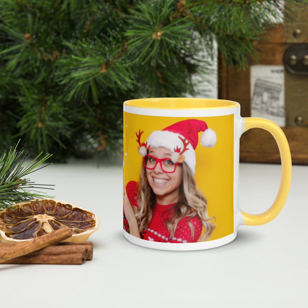 Christmas Mug with Color Inside