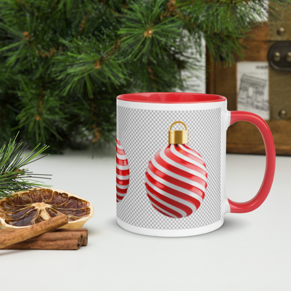Christmas Mug with Color Inside