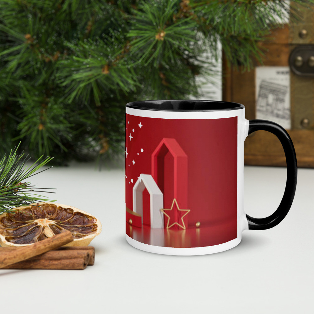 Christmas Mug with Color Inside