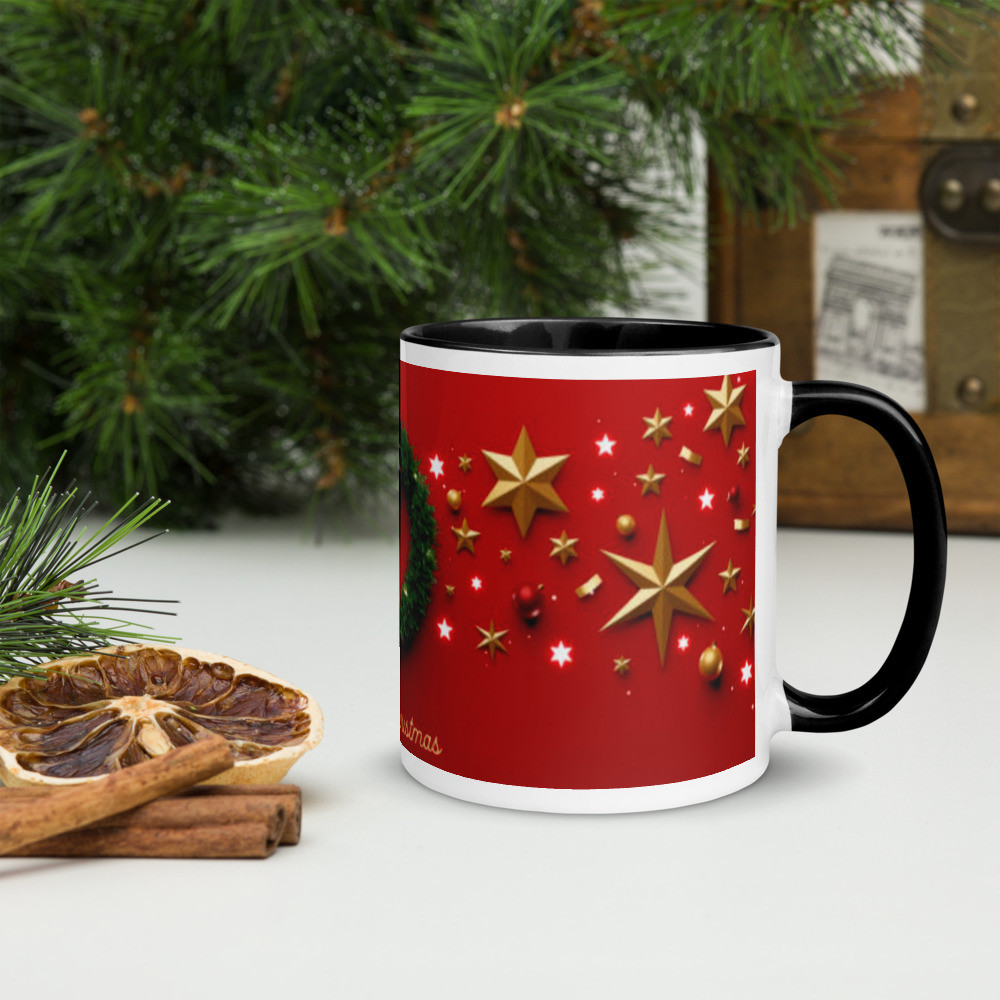 Christmas Mug with Color Inside