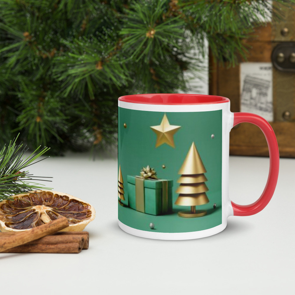 Christmas Mug with Color Inside