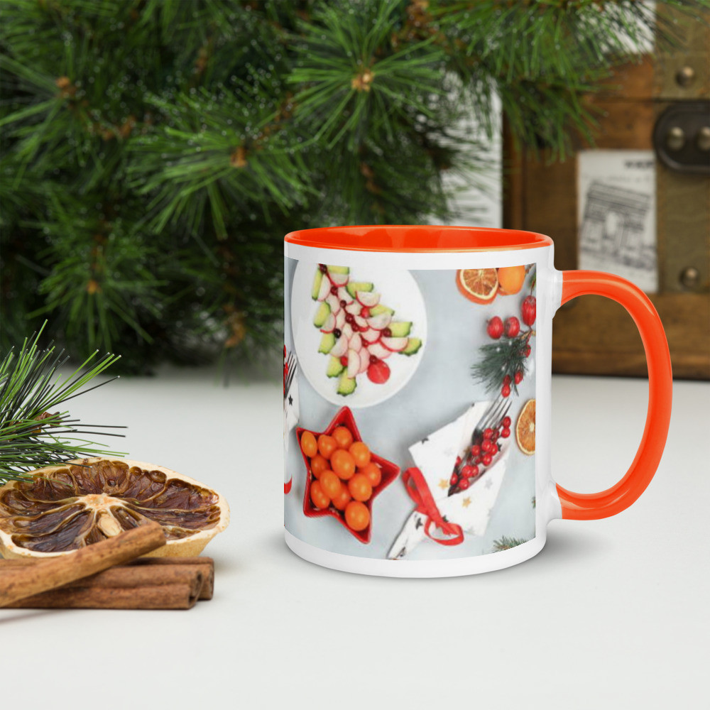 Christmas Mug with Color Inside