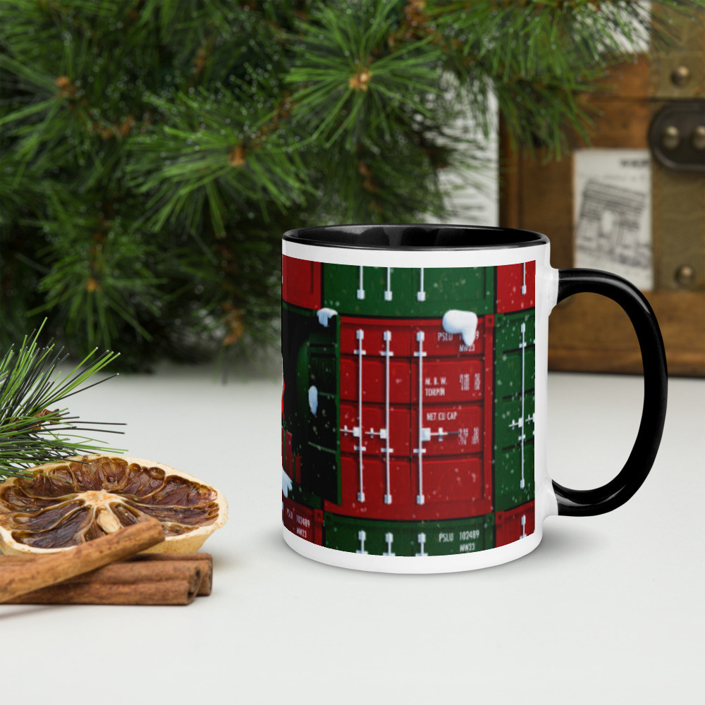 Christmas Mug with Color Inside