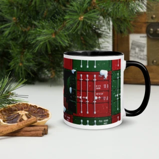 Christmas Mug with Color Inside