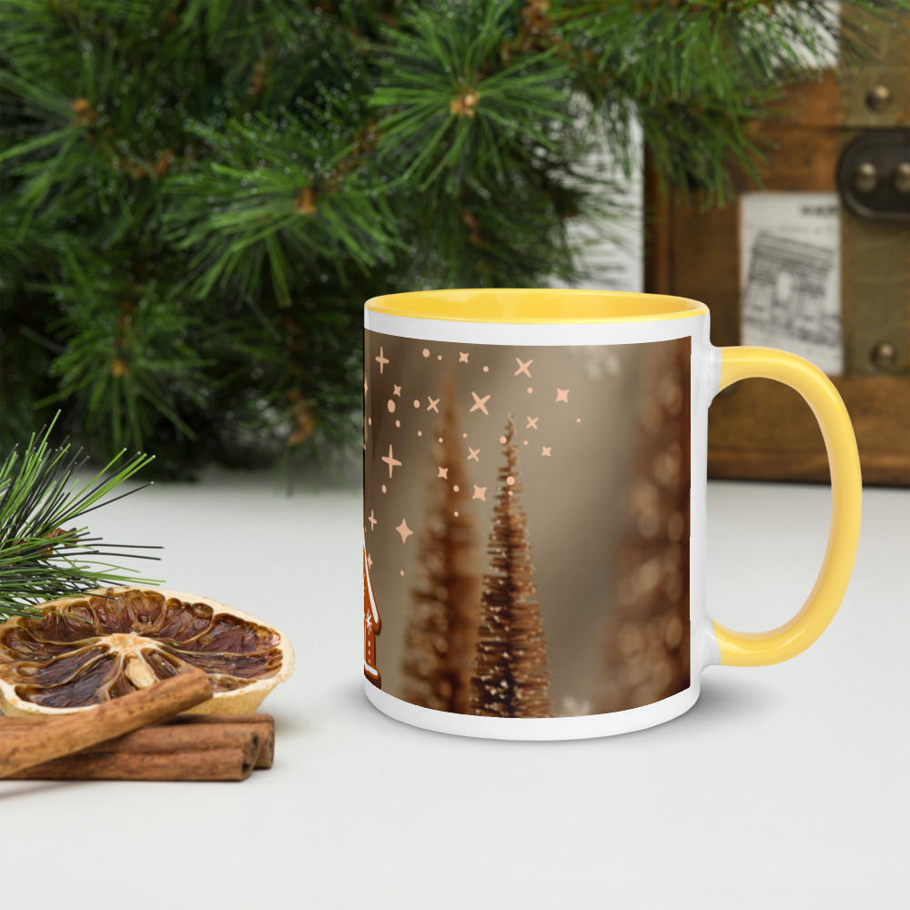 Christmas Mug with Color Inside