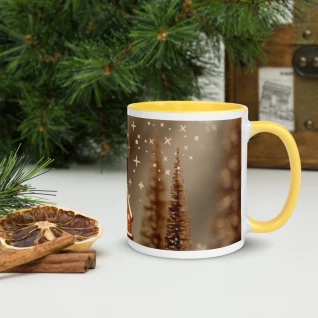 Christmas Mug with Color Inside