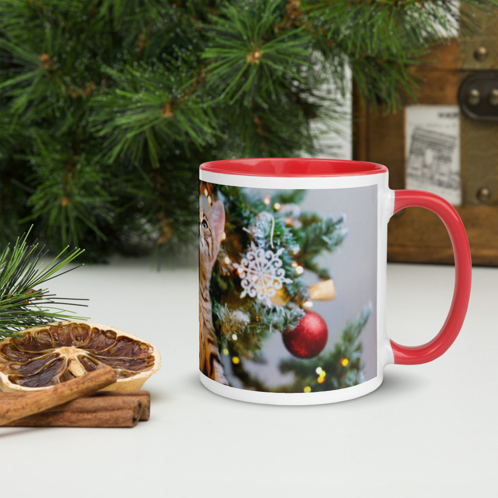 Christmas Mug with Color Inside