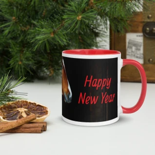 Christmas Mug with Color Inside