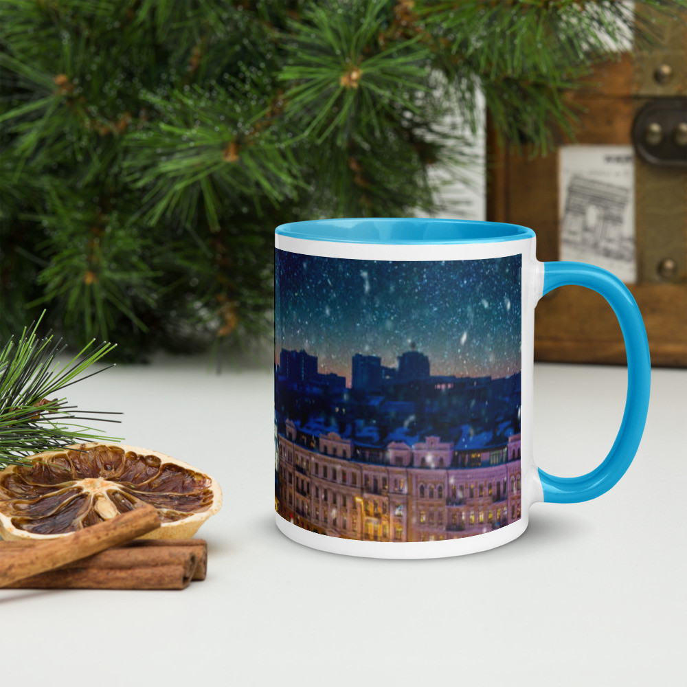 Christmas Mug with Color Inside