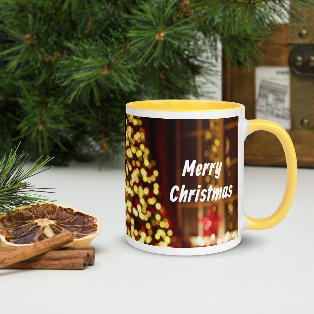 Christmas Mug with Color Inside