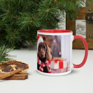 Christmas Mug with Color Inside