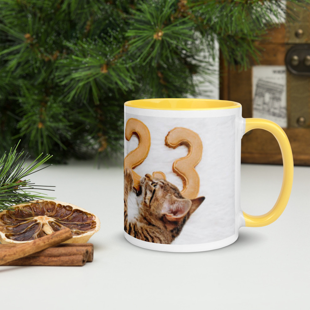 Christmas Mug with Color Inside