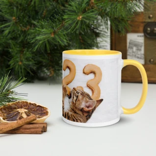 Christmas Mug with Color Inside