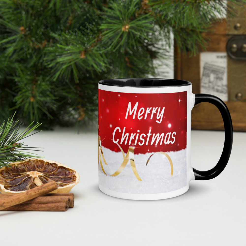 Christmas Mug with Color Inside