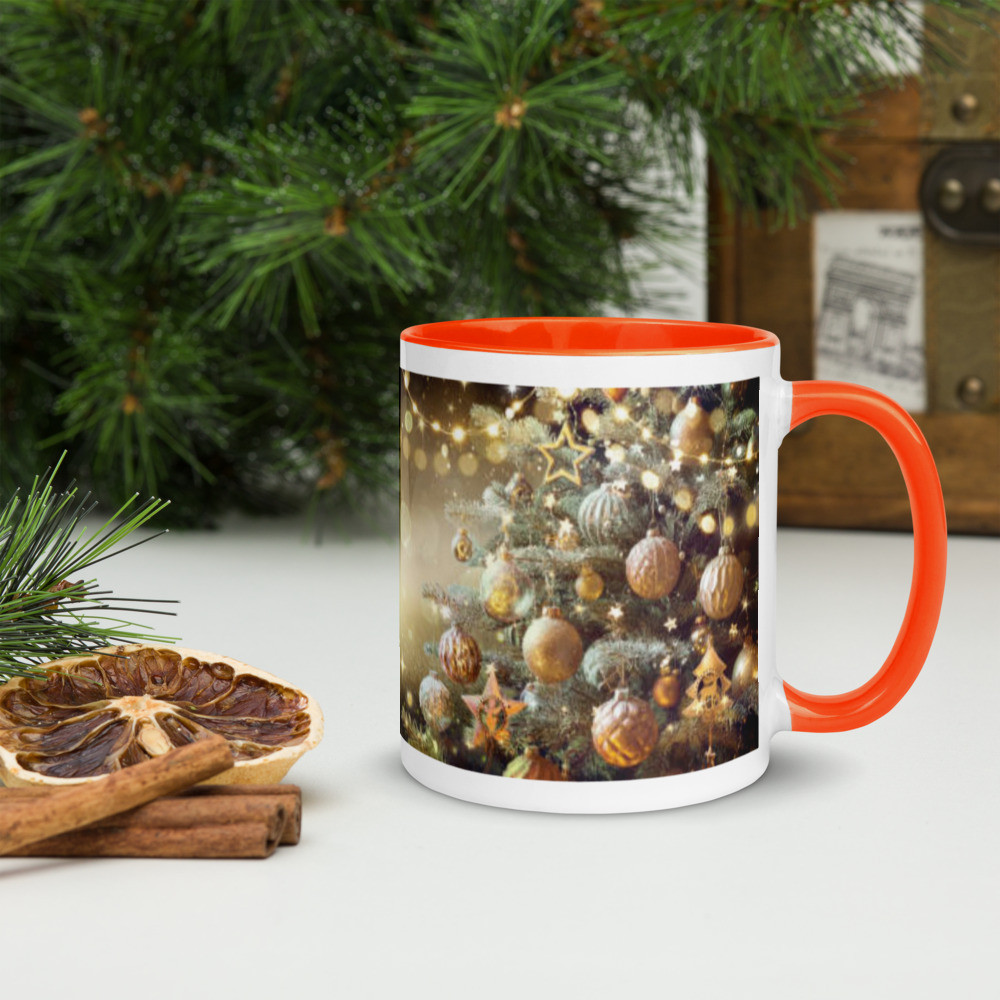 Christmas Mug with Color Inside