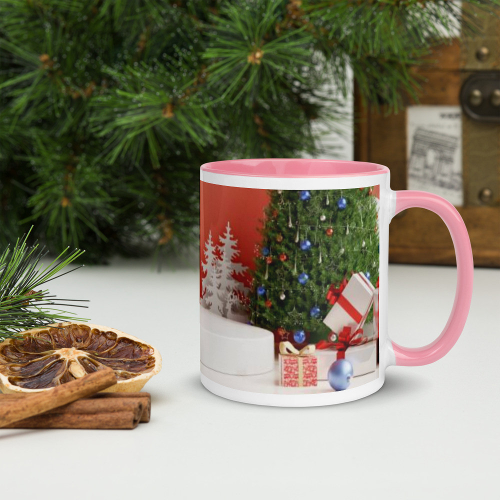 Christmas Mug with Color Inside