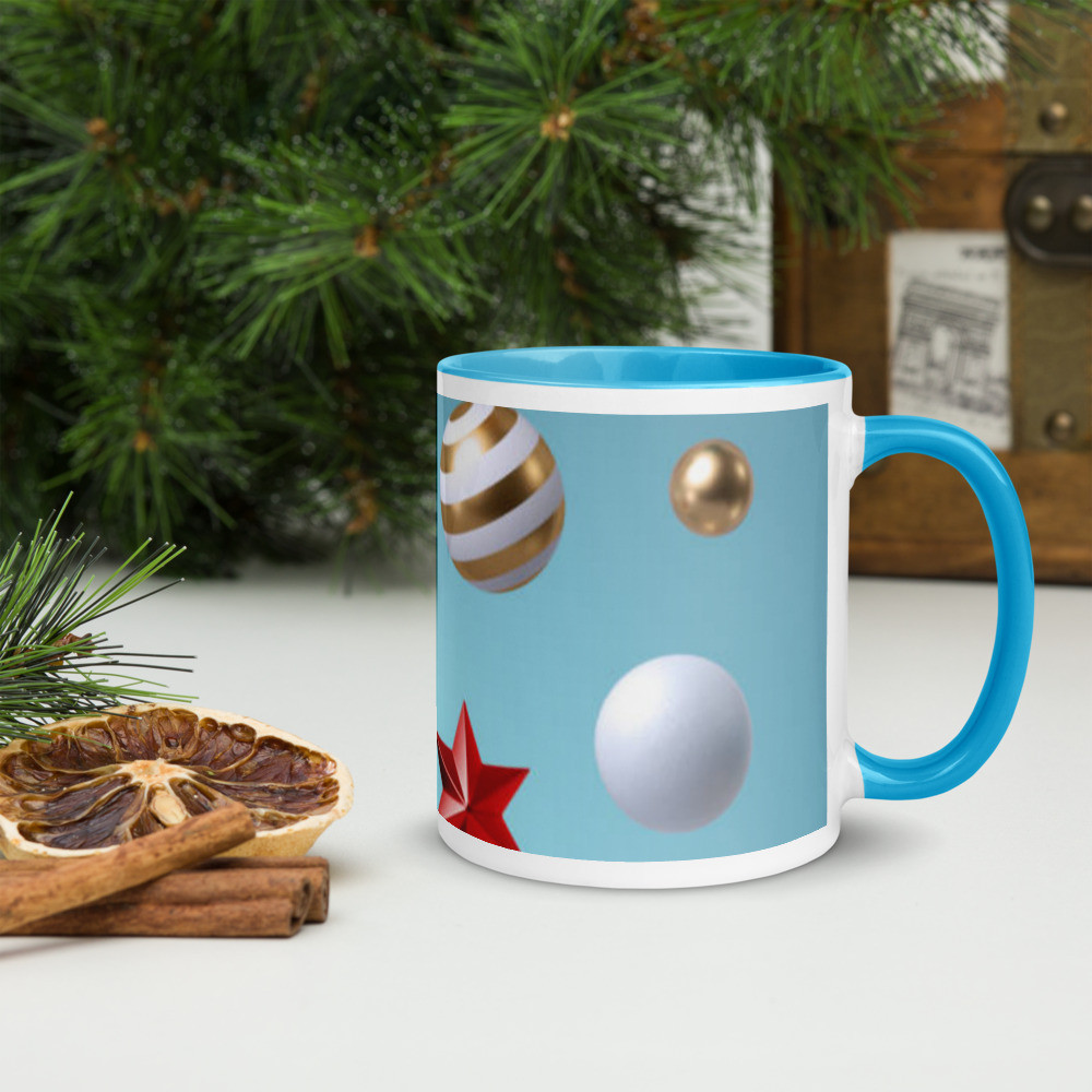 Christmas Mug with Color Inside