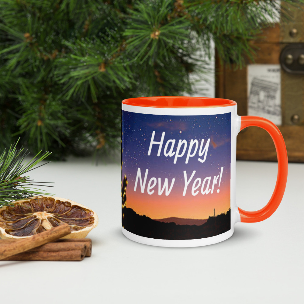 Christmas Mug with Color Inside