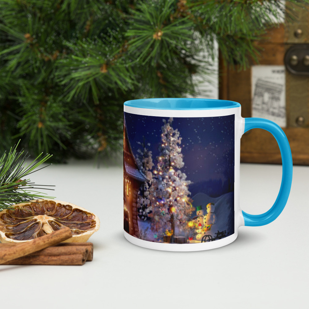 Christmas Mug with Color Inside