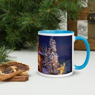 Christmas Mug with Color Inside